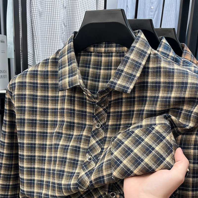 Chemise à carreaux pour homme  - Flannel Shirt Lined avis et prix