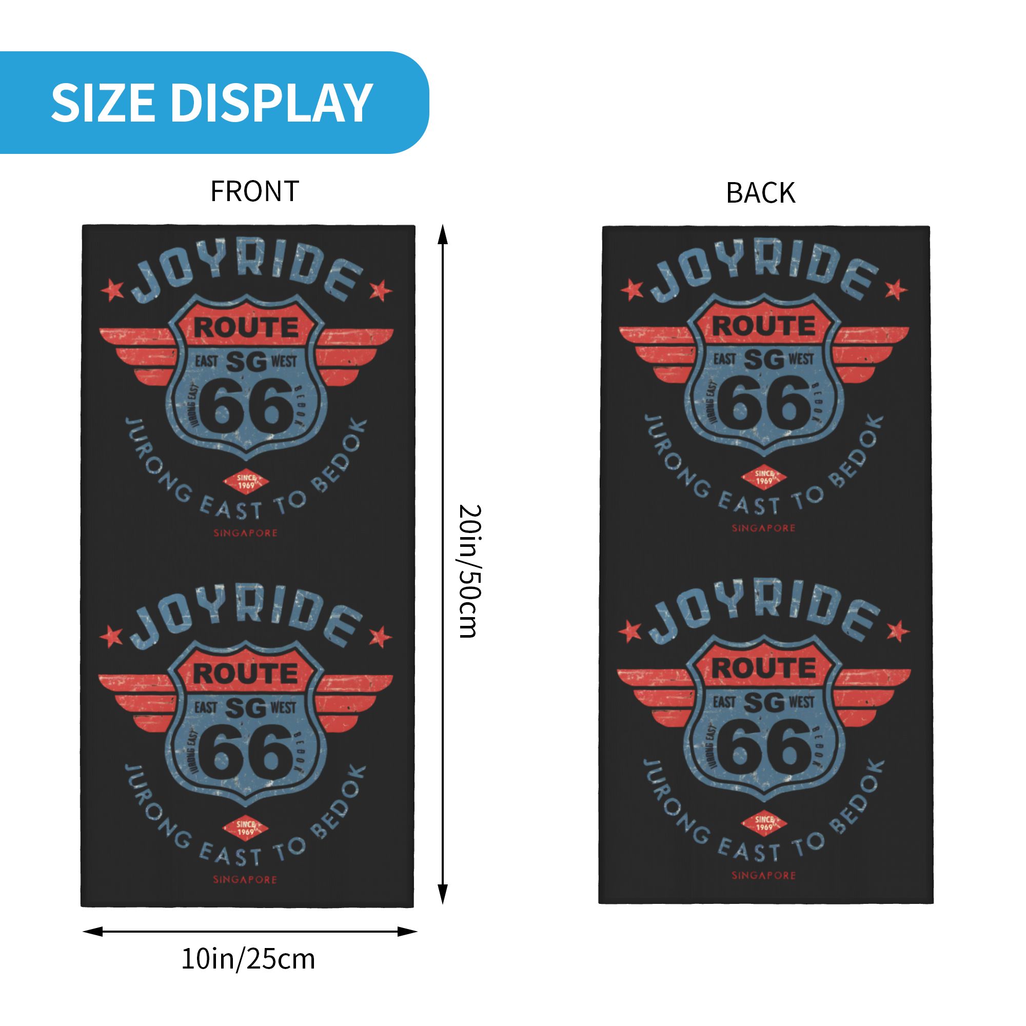 Cache-cou Route 66 pour moto,  - Neck Gaiter Fleece avis et prix