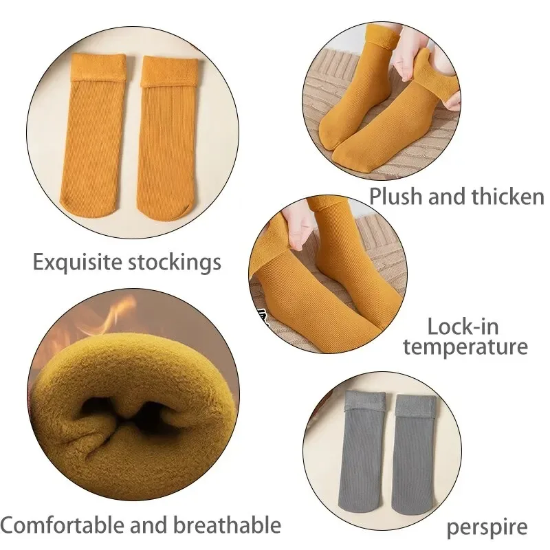 Chaussettes d'hiver en laine d - Thermal Sock Wool avis et prix